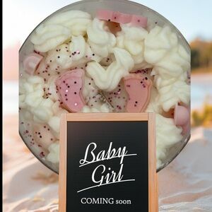 Baby girl  Candle 24oz handmade candle Bohemia…MADE TO ORDER